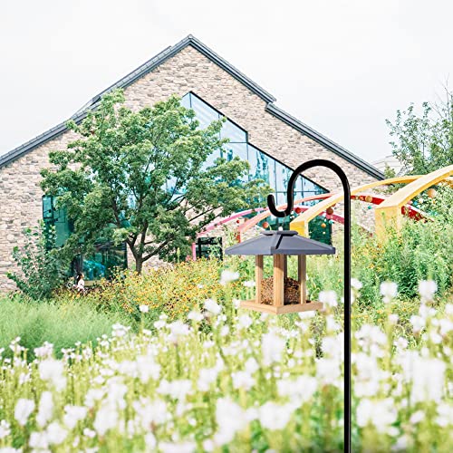 image for Rexwnadu Bird Feeder Pole Shepherd Hooks for Outdoor 48 Inch Bird Feed