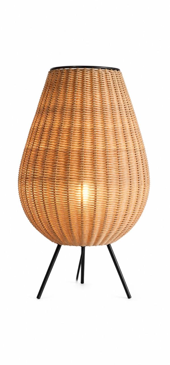 Export India Handmade Rattan Floor Lamp (18 x 26 Inch) | Light Decoration for Home | Cane Floor Standing Lamp | Standing Light for Living Room, Bedroom, Garden, Courtyard Lawn-image-47
