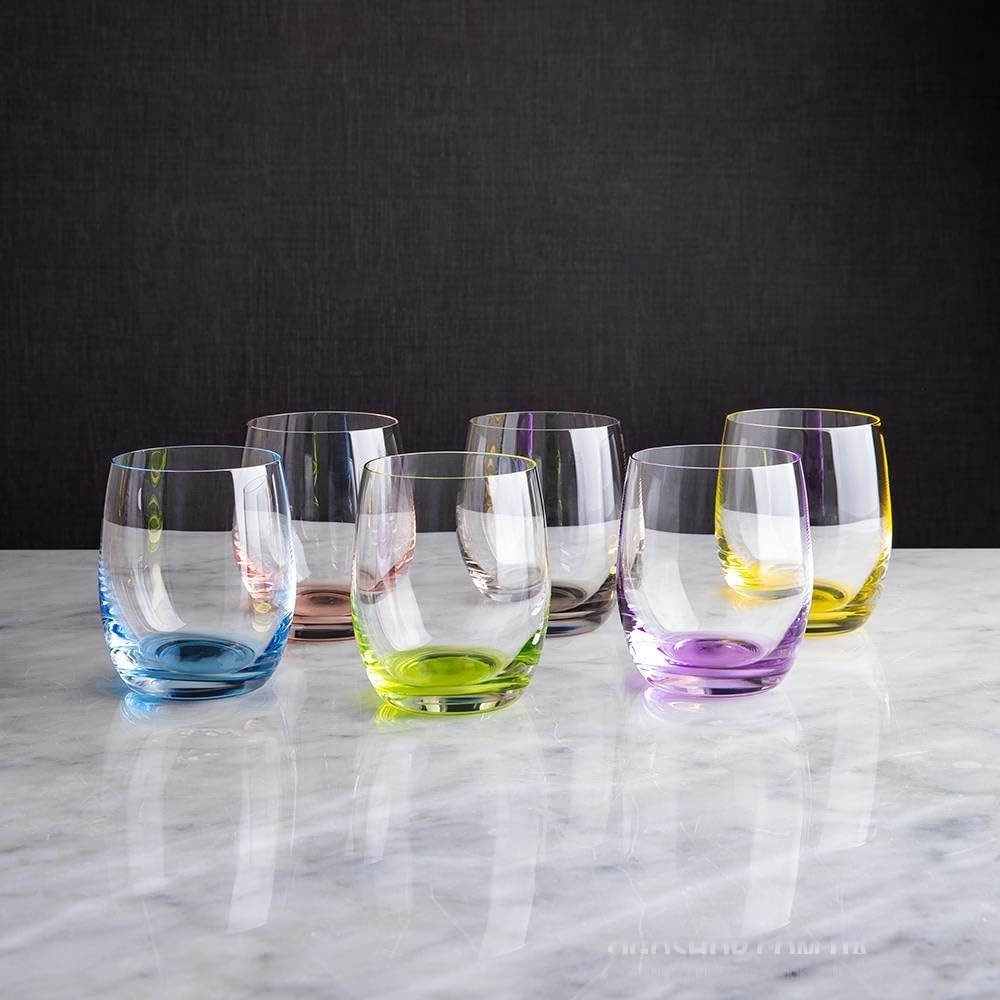 Amazon.com | Crystalex Rainbow Crystal Shot Glasses Set of 6 | 1.7