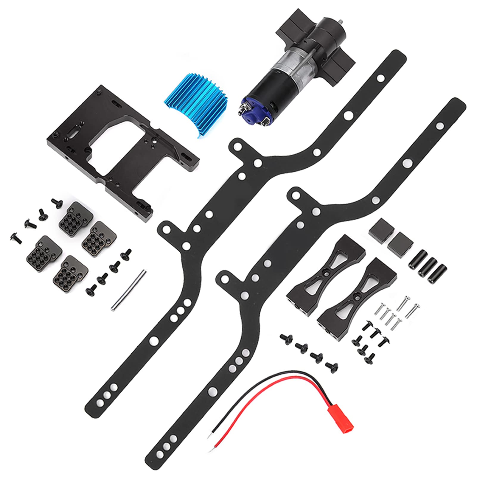 Cryfokt Juego de Chasis de Coche RC para MN90K MN91K Piezas Duraderas