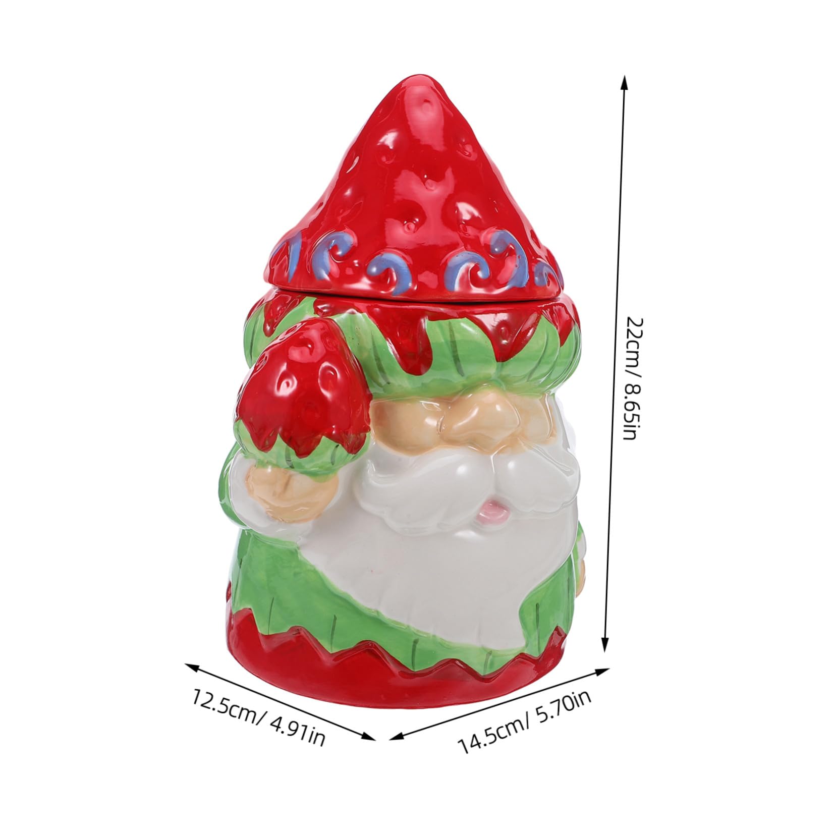 Cabilock Pot de Bonbons Biscuits décoration de noël Contenant des Bonbons Boîtes de faveur de la fête boîte à Biscuits de Noël