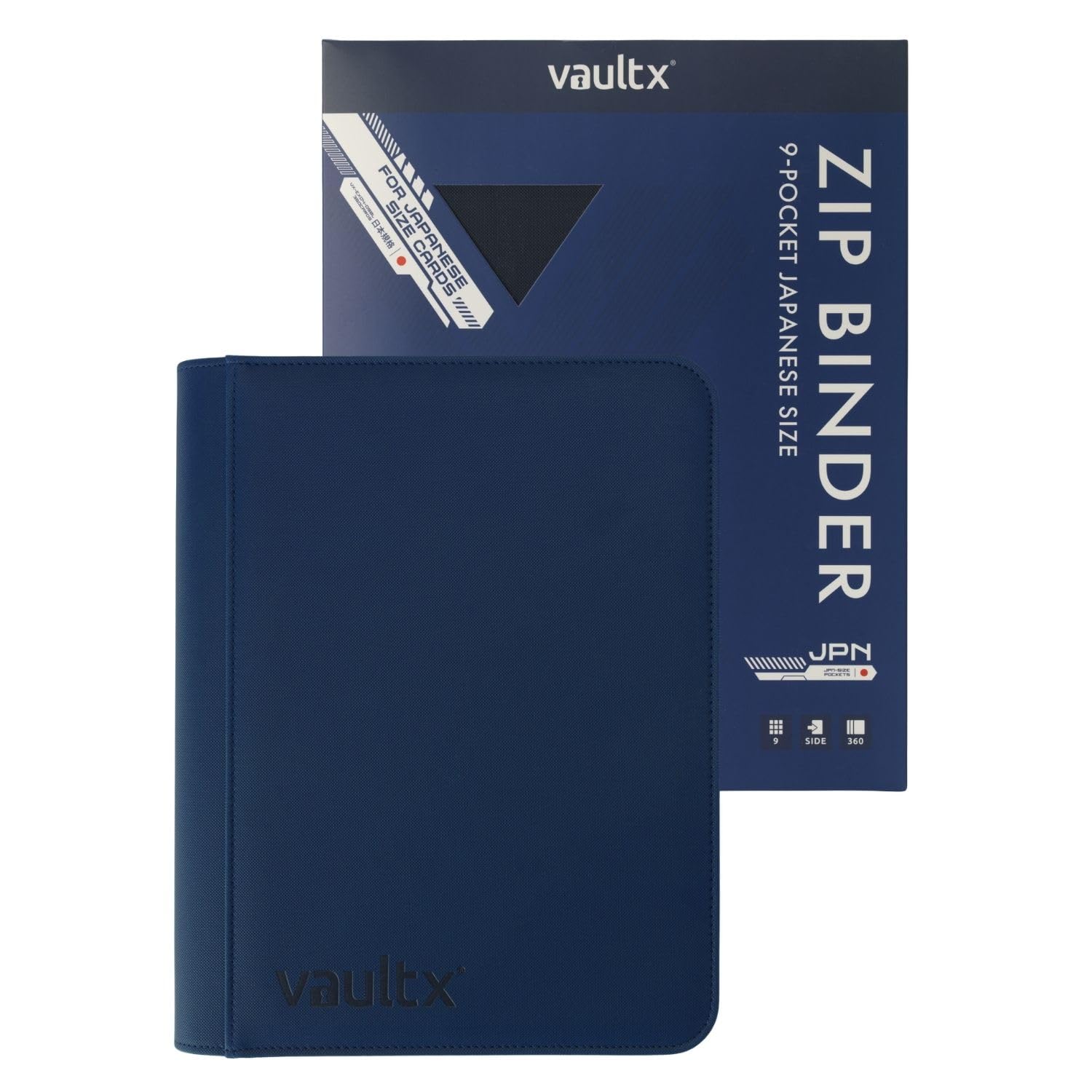 Vault X 9 Pocket Japanese Size Trading Card Binder 360 Cards (Blue)