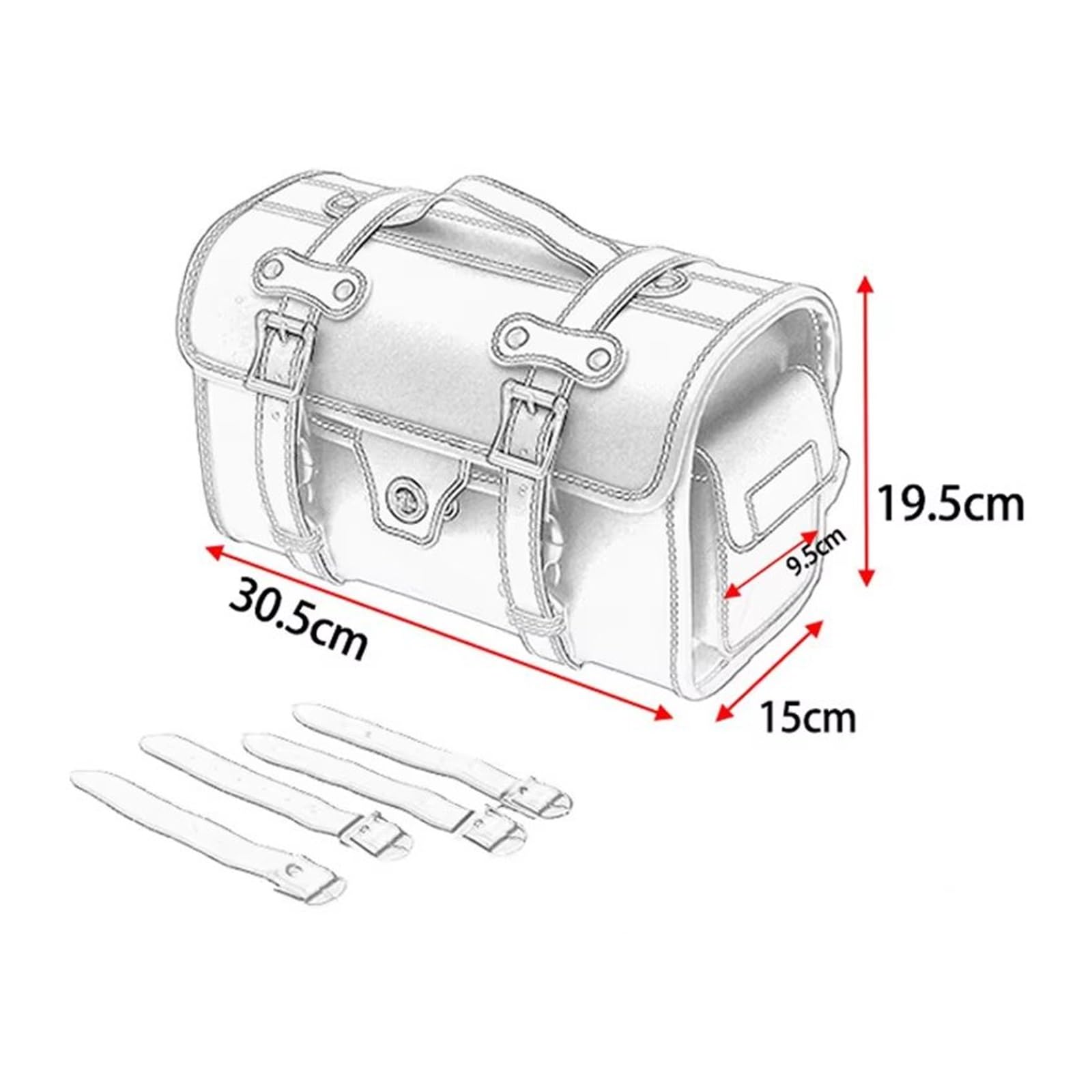 Borsa Laterale Per Moto Borse Impermeabili Universali Per Moto Grande Capacità Borsa Per Bagagli Viaggio Posteriore Per Attrezzi(Nero)