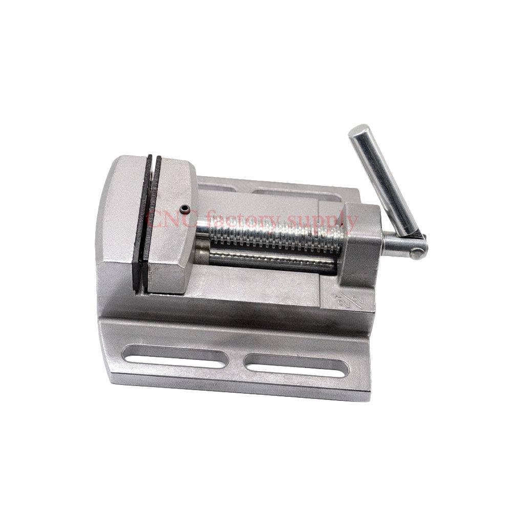 Mini mesa de trabajo multifuncional de precisión BG6300 de banco con tornillo de banco y fresadora de stent + mesa de trabajo de 2.5 pulgadas con mordaza paralela