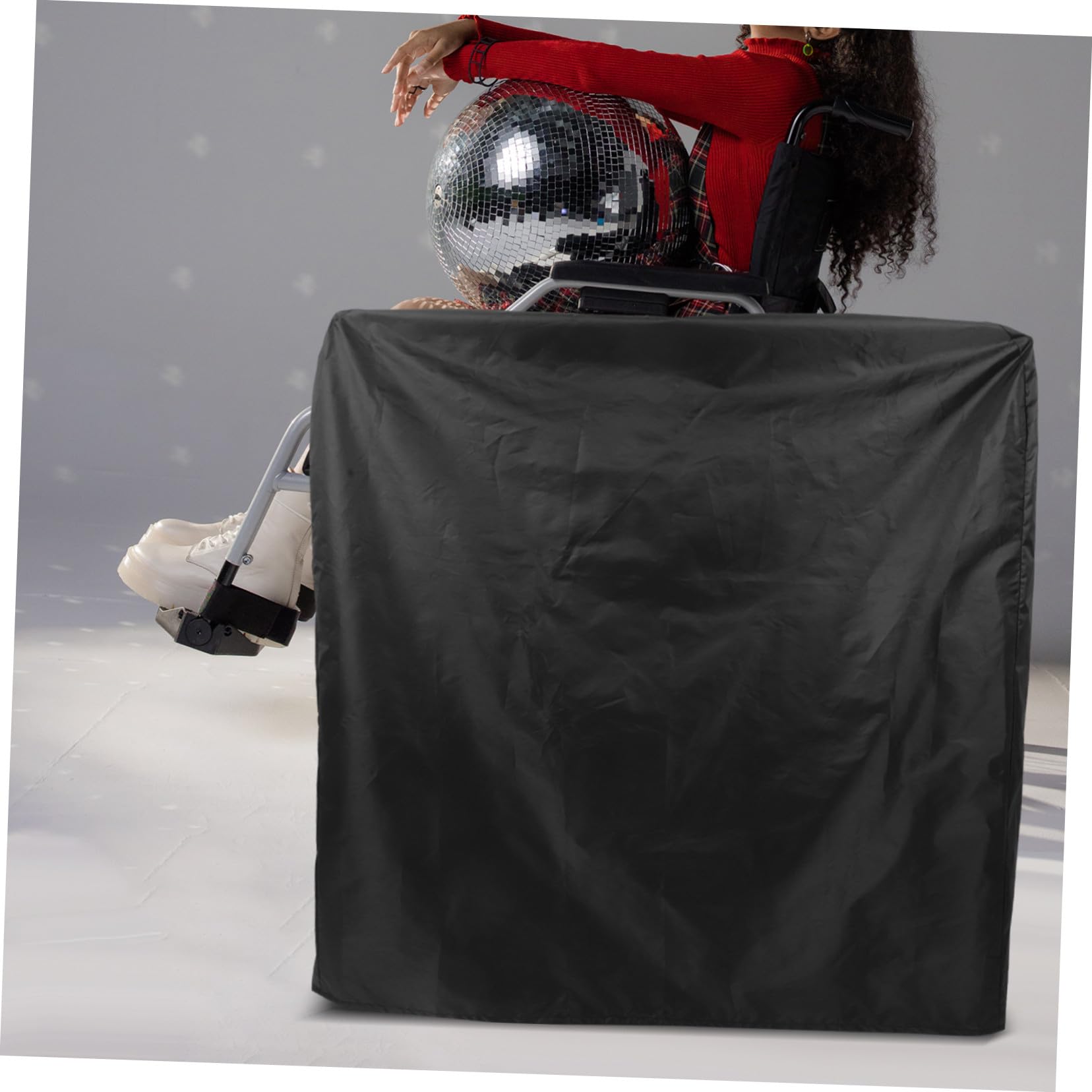 Funda Protectora de Tela Oxford para Silla de Ruedas Eléctrica Gran Cobertura y para Exteriores Uso en Todas las Estaciones