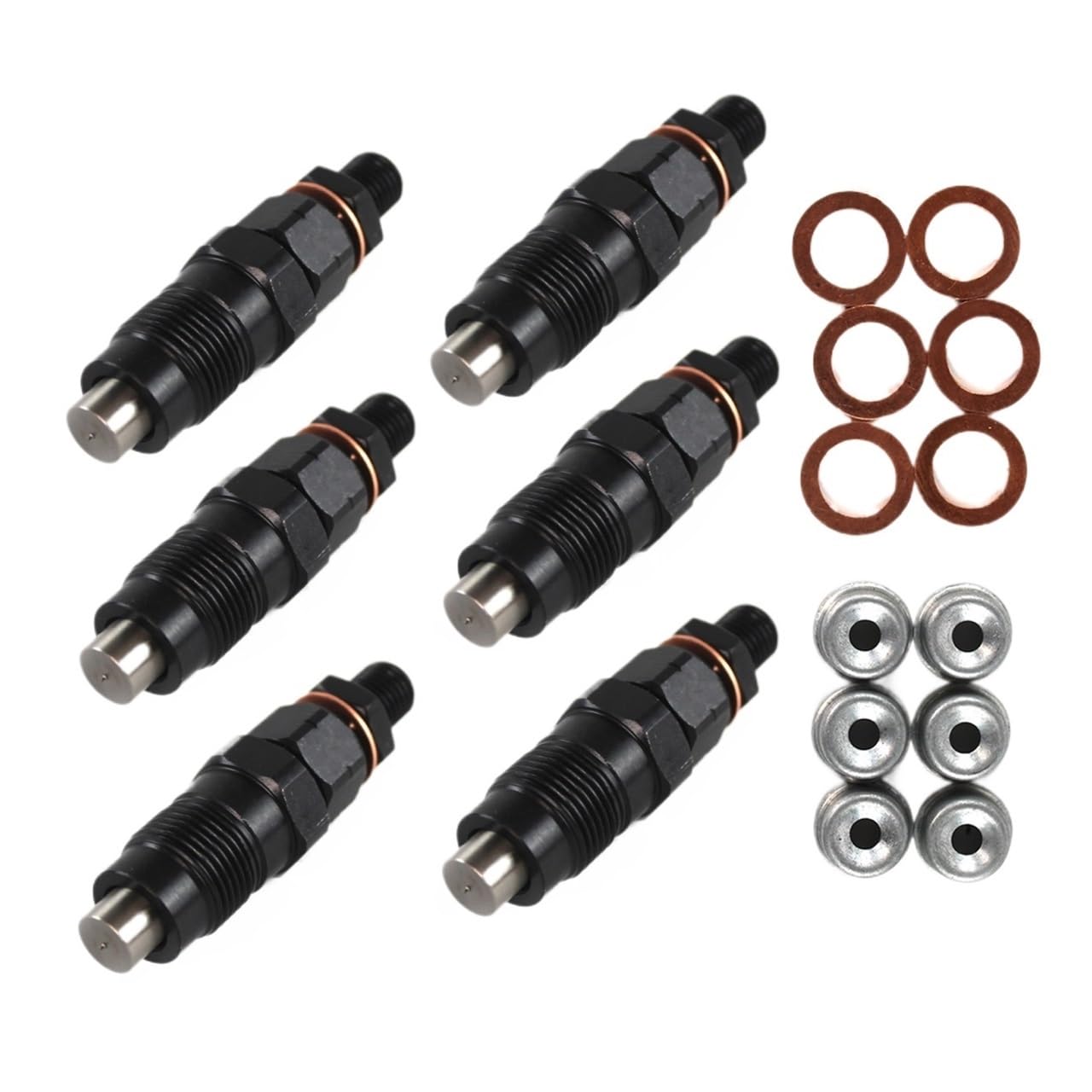 Hsugftmz One Color 6Pcs Diesel Fuel Injectors Set For Y61 Td42 Td42t Engine Parts Fuel Supply System Fuel Injector Parts ﻿