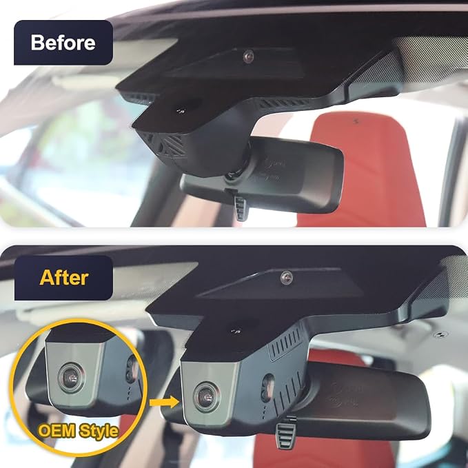 Fitcamx 4K Dash Cam para BMW Serie 5 e i5 2024-2026 miniatura 2