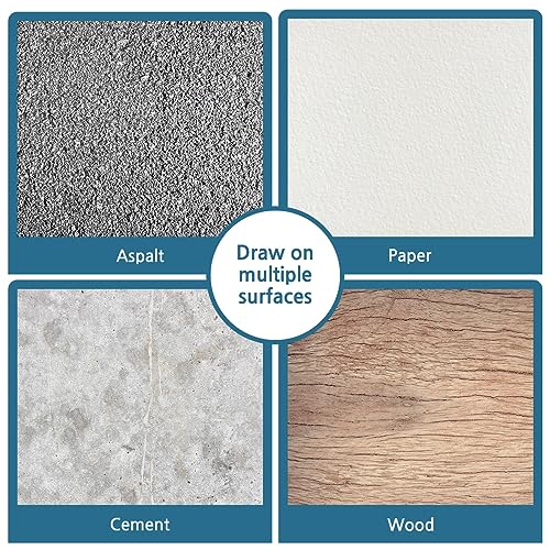 HA SHI Soft Chalk Pastels, 48 Assorted Colors Non Toxic Art Supplies, Square Charcoal, Drawing Media for Artist Stick Pastel for Professional, Kids, Beauty Nail Art, Pan Chalk Pastels - Image 7