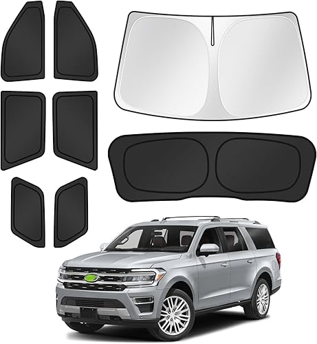 Miniatura 103 de Parasoles para parabrisas de automóvil, cubierta para ventana lateral y trasera, protección de privacidad, mantiene el vehículo fresco, color negro