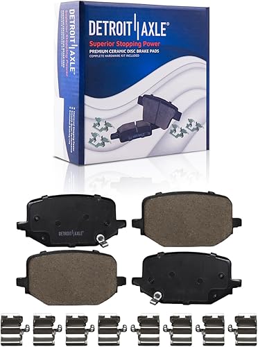 Miniatura 25 de Detroit Axle - Zapatas de freno traseras para Chevrolet Cobalt Cavalier HHR Malibu Pontiac G4 G5 Pursuit Sunfire Saturn Ion Reemplazo de zapatas de