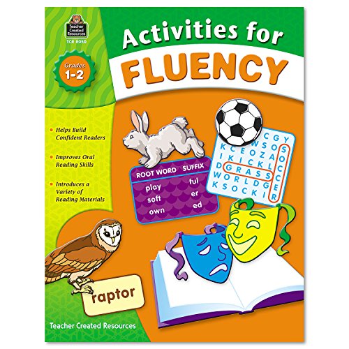 Teacher Created Resources Activities for Fluency for Grades 1 to 2, 144 Pages (TCR8050)