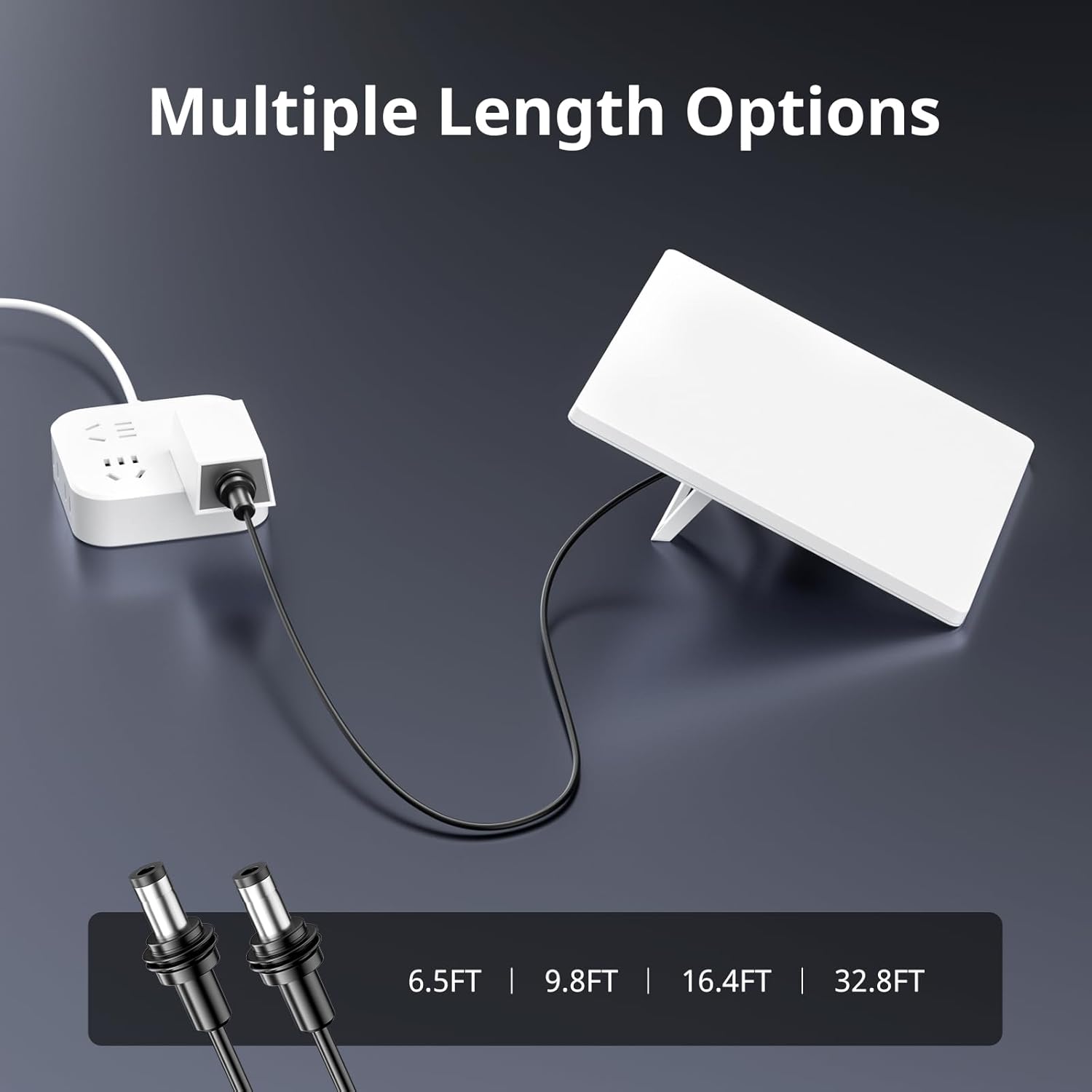 16.4FT/5M Starlink Mini Cable, 18AWG Waterproof Starlink Mini Replacement DC Power Cable for Power Charging, Durable Outdoor Cord for High Speed Connectivity