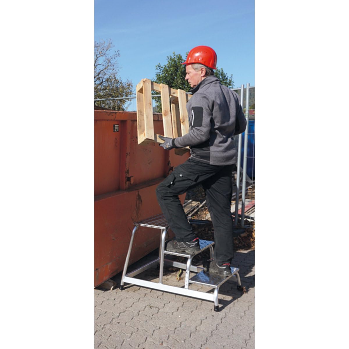 Alu - Montagetritt 2 Stufen