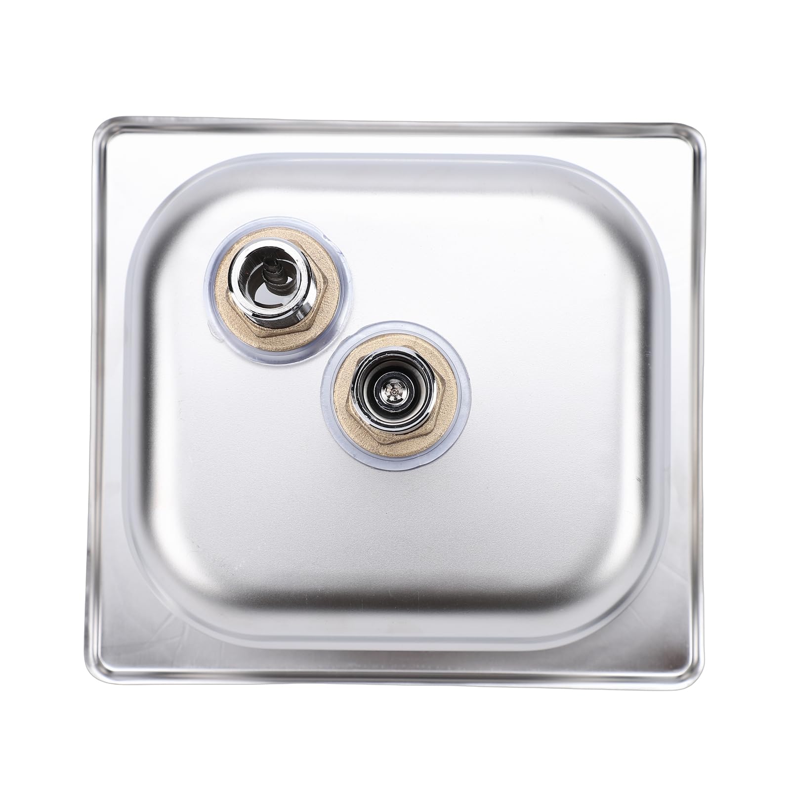 Fockety Enjuagadora de Jarras, Enjuagadora de Vidrio para Encimeras de Acero Inoxidable, Lavadora Automática de Vasos para el Hogar, Cocina, Hotel, Bar (6,9x6,4x4,7 pulgadas) (SILVER)