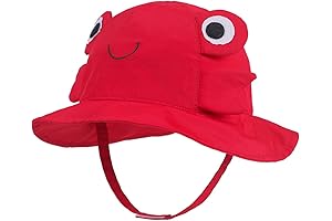 Cute Crab Baby Sun Hat - UPF 50+ Toddler Summer Bucket Hat...