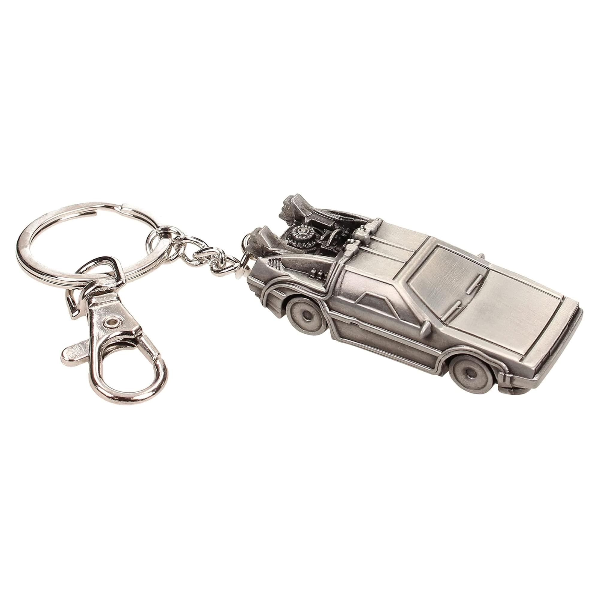 SD Toys SDTUNI20109 Back To The Future - DeLorean Metal Keychain