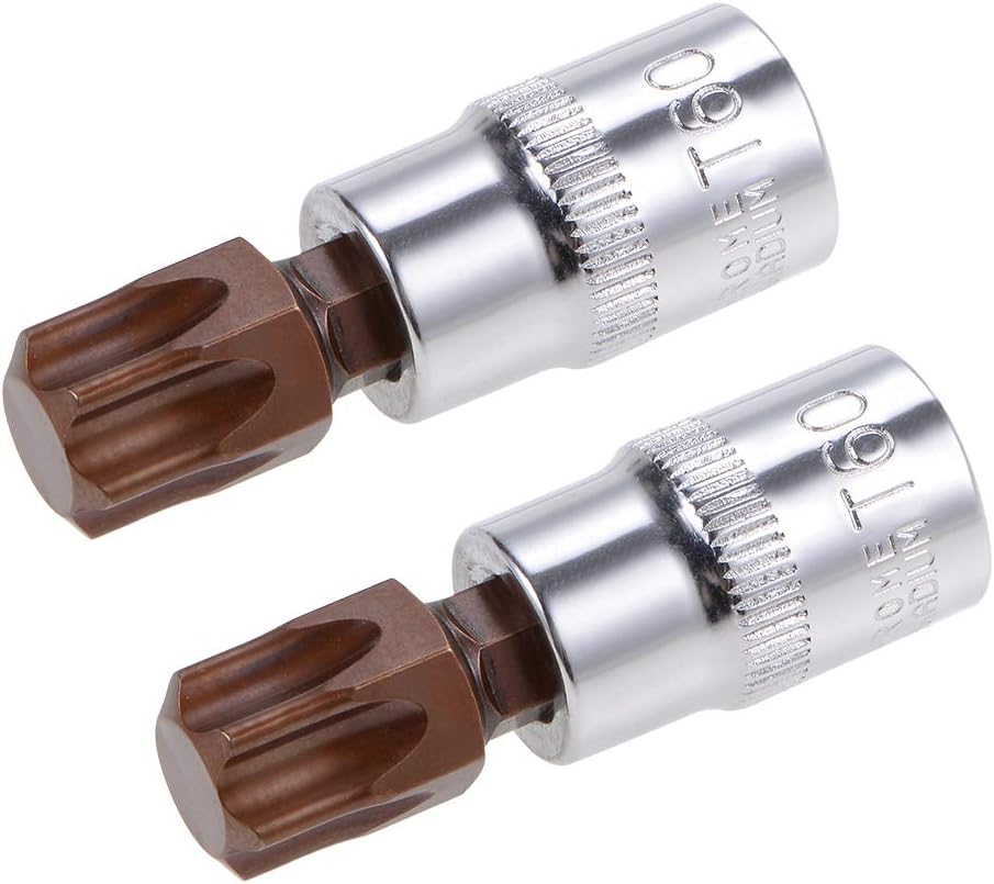 Uxcell 4pcs 3/8" Drive X T30 Torx Bit Socket, S2 Steel Bits CR-V Sockets 48mm Length Use With Ratchet Wrench, Slide Bar, Extension Rod - View #14