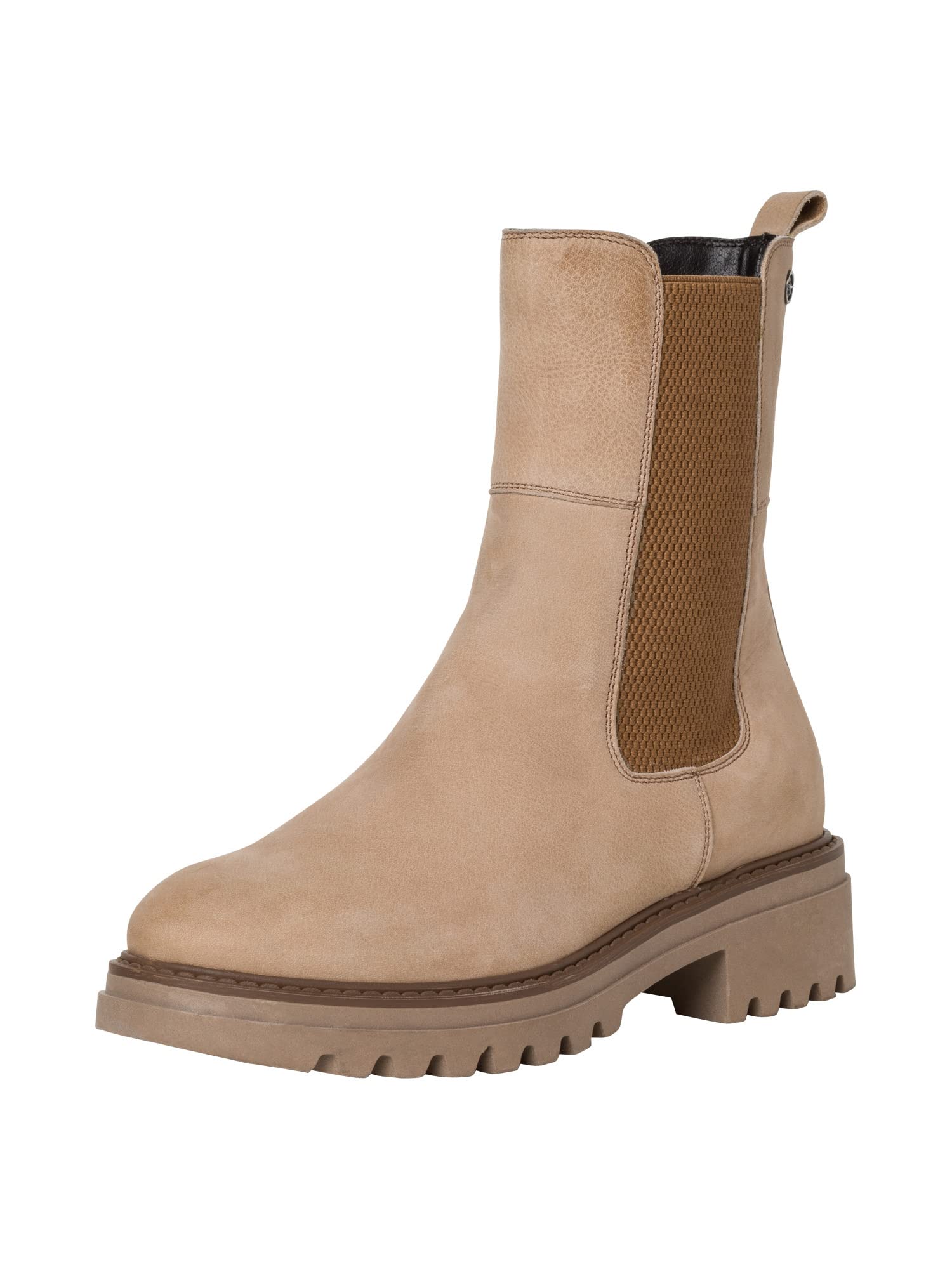 Tamaris Women's 1-1-25433 Ankle Boot, Grey Taupe Nubuc, 5 UK