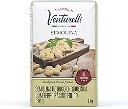 Semolina de Trigo de 1 Kg, Tipo 1, Famiglia Venturelli.