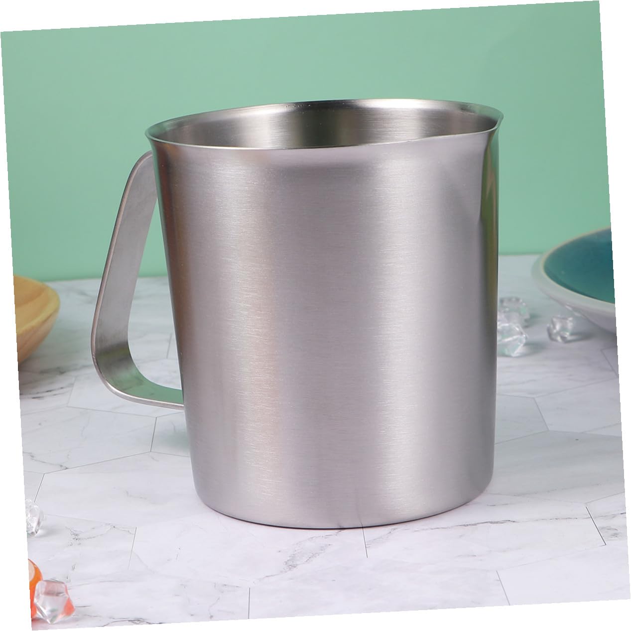 BESTYASH Misurino in Acciaio Inossidabile da 700ml Manico e Beccuccio, Facile da Pulire e Trasportare, Utensile da Cucina per Pasticceria e Uso Quotidiano
