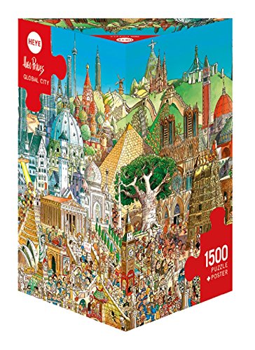 Heye Global City 1500 Piece Hugo Prades Jigsaw Puzzle