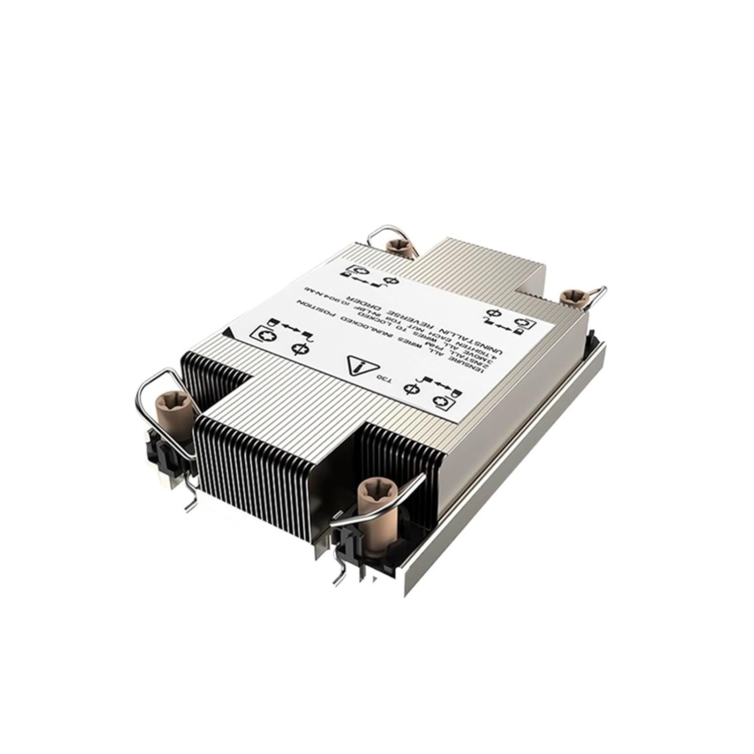 高性能1U LGA4677 パッシブヒートシンク 4677 CPUクーラー ワークステーション ラジエーター サーバー産業用コンピュ