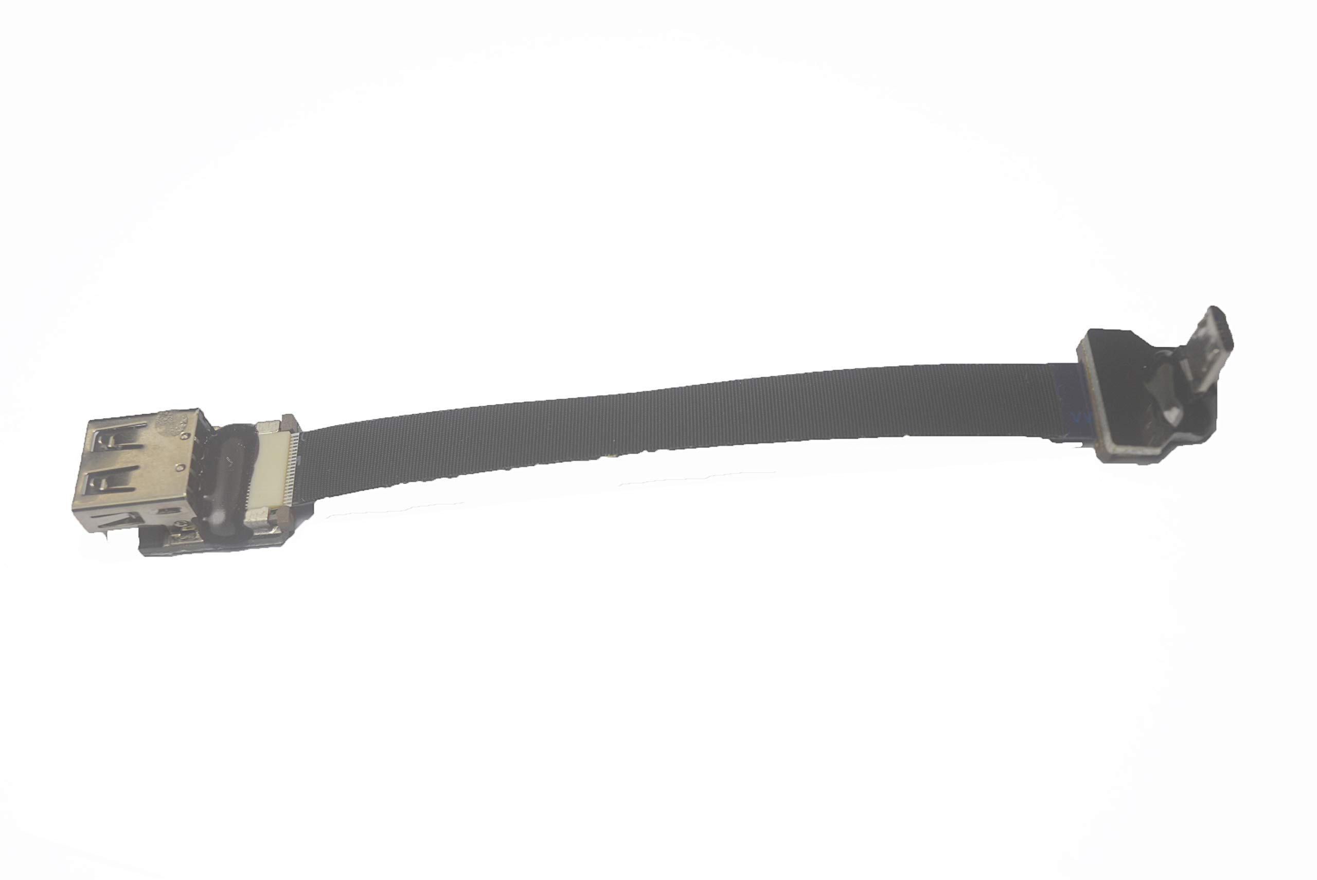 Cavo OTG Micro USB Angolato 90° Maschio A USB Femmina, Piatto E Morbido 20cm Per FPV E Spazi Stretti