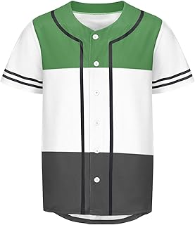 Vnurnrn Palestine Flag Mens Baseball Button Down Jersey Hipster Hip Hop T Shirts