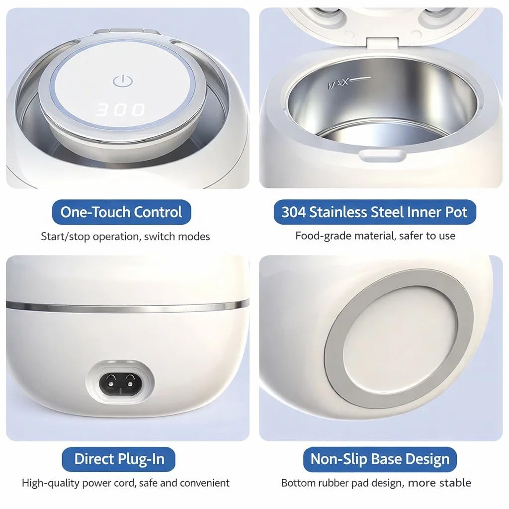 Pure Dental Cleaner, Pure Dental Ultrasonic Cleaner, 48khz Rechargeable Cordless Denture Cleaner, Deep Clean Aligners, Retainers, and Night Guards (White+30Pcs Effervescent)
