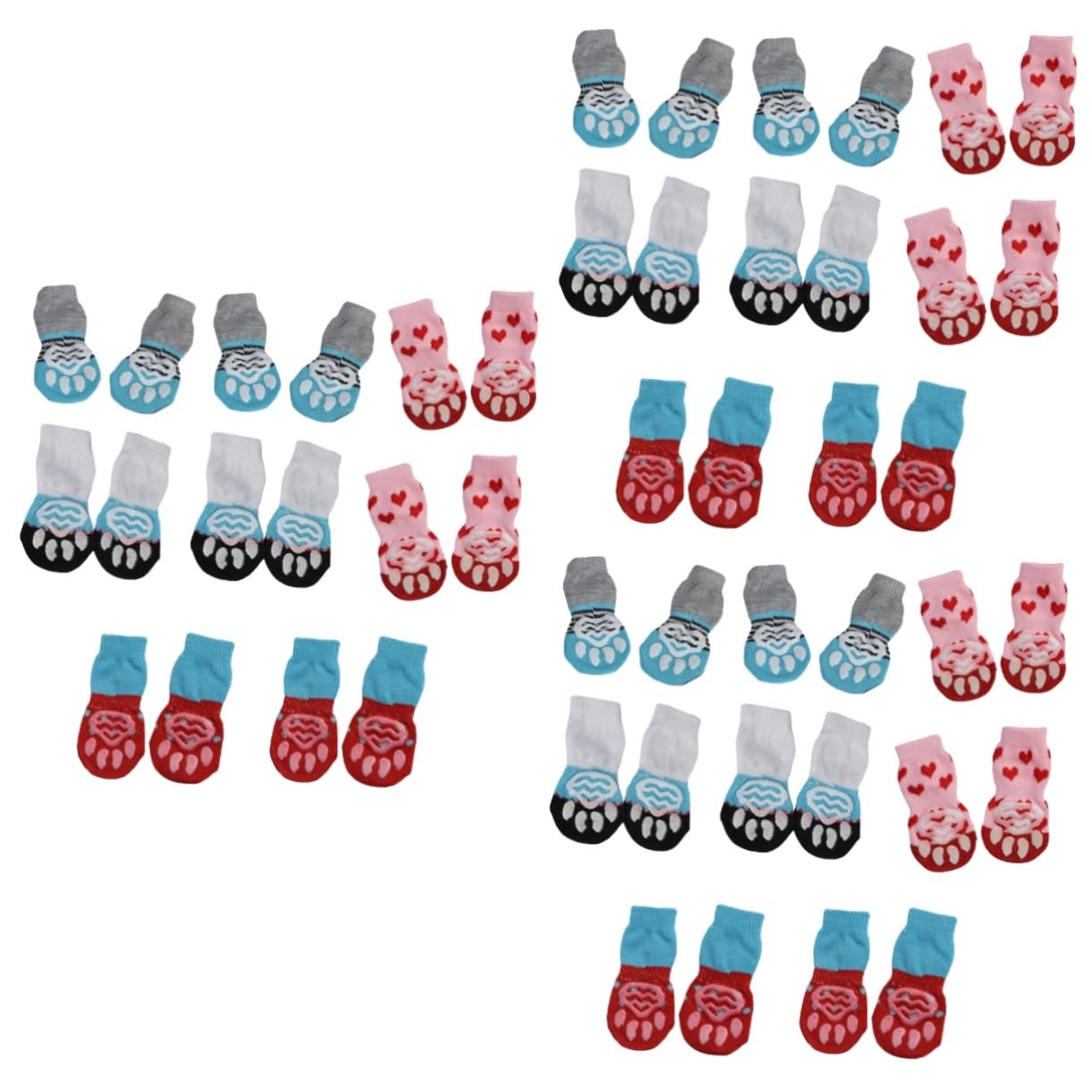 Chaussettes pour animaux antidérapantes pour éviter les glissades des chiens en hiver