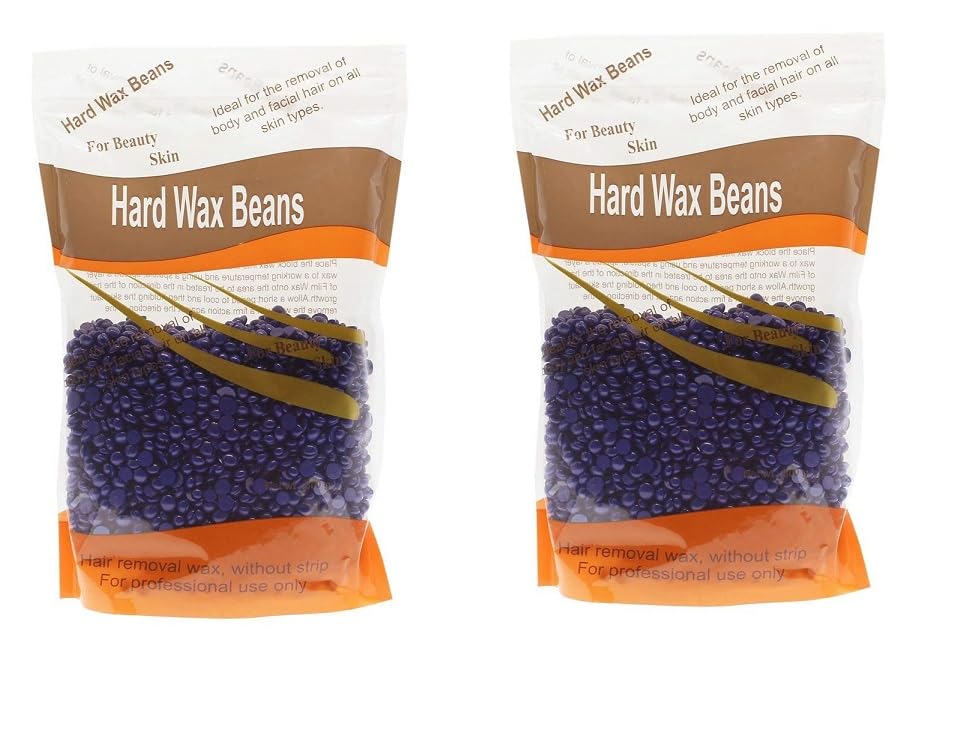 Lusty Soul Hard Beans Wax For Full Body Easy Hair Removal | Facial, Underarms, Back and Chest, Legs Hair Removal Wax Combo (200 Grams, Pack of 2) (B0C8TKP23L) Amazon Price History, Amazon Price Tracker