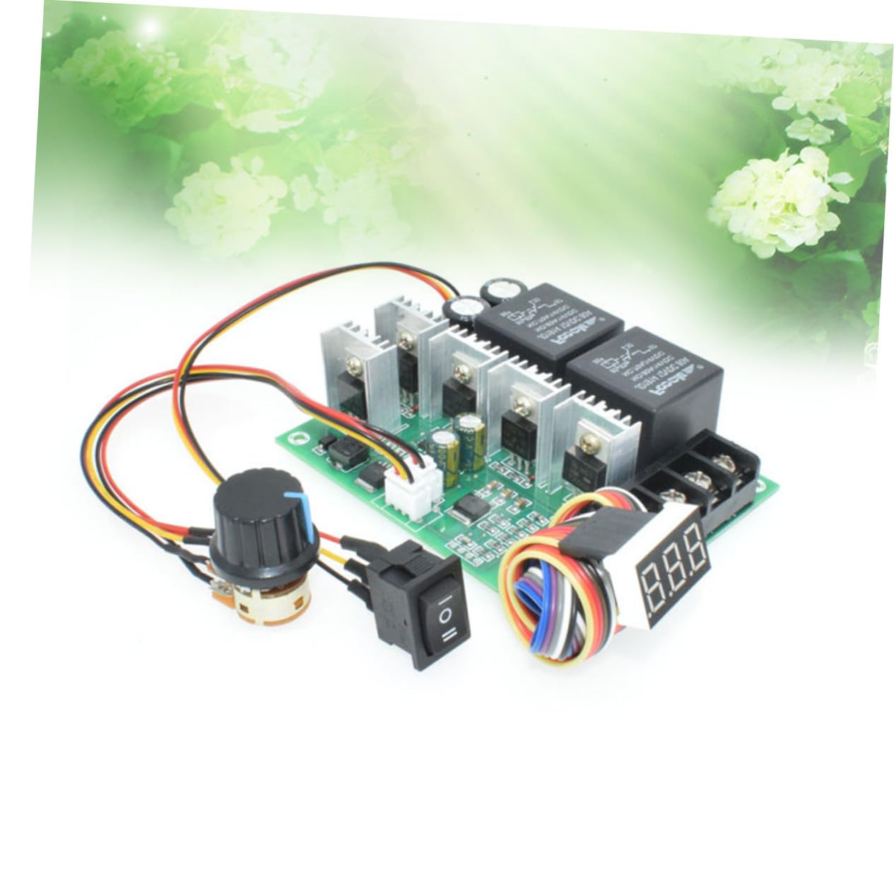 Controlador Pwm Motor Regulador Ajustable Reversible para Motores Pequeños Aptos Industrial