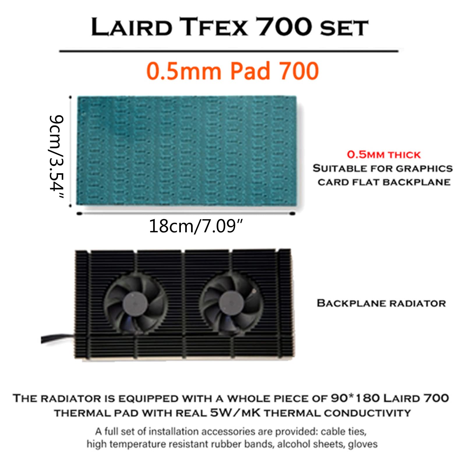 Disipador de calor trasero para tarjeta gráfica, ventilador de refrigeración GPU, bloque de GPU, enfriador de placa trasera para 3080 3090 3070 3070 ventilador de refrigeración de tarjeta