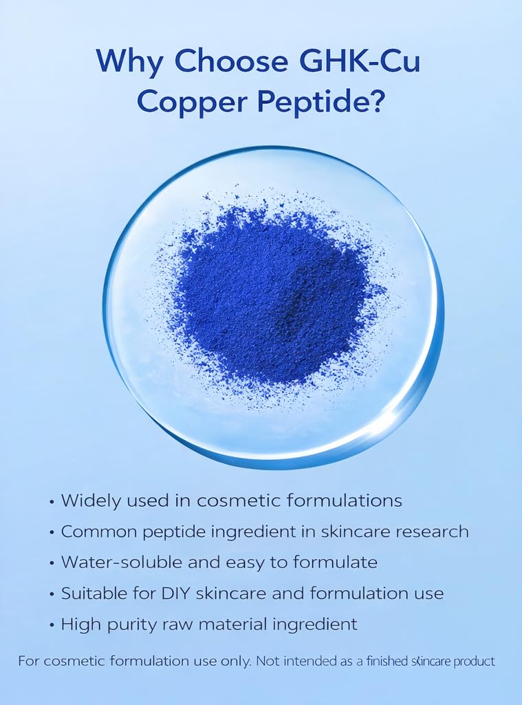 99% GHK-Cu Copper Peptide Powder CAS 49557-75-7 7g pack