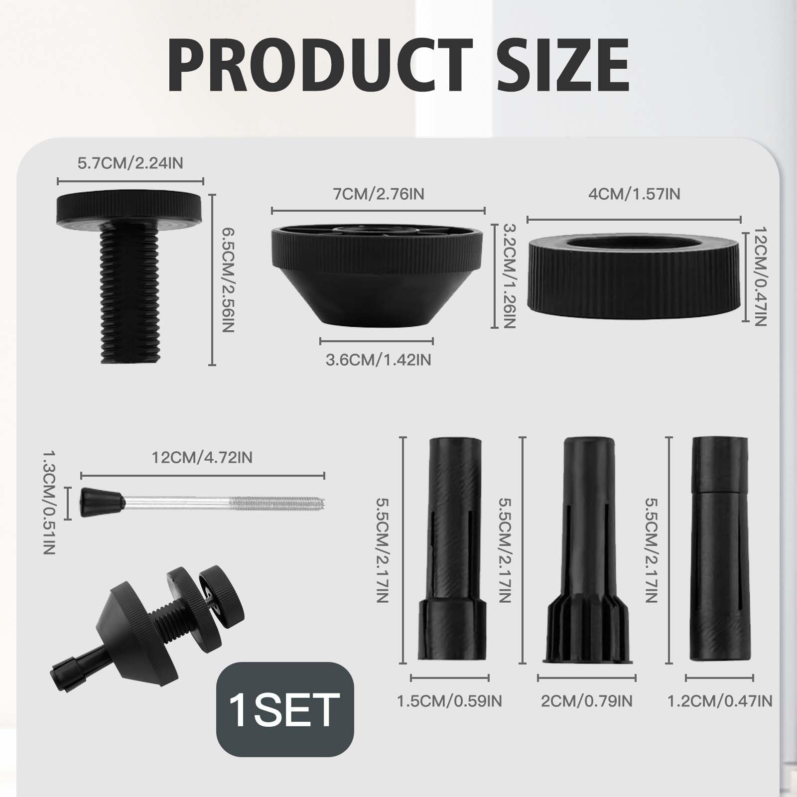 Strumento di Allineamento della Frizione Universale per Auto, Strumento Professionale per l'Allineamento dei Dischi di Frizione, Compatibile con Veicoli fino a 5 Tonnellate, Include Accessori
