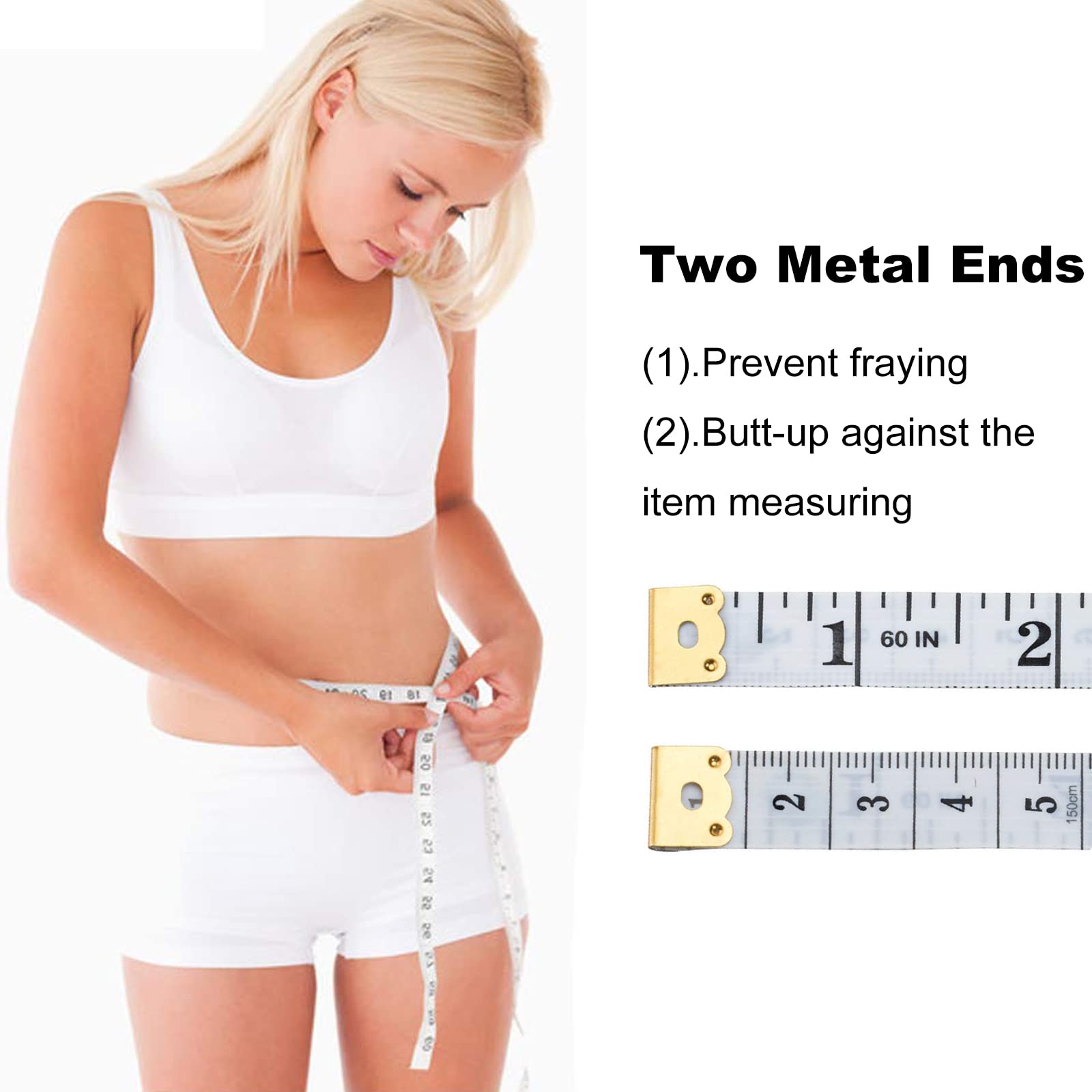 Ruban à Mesurer En Cuir Souple PVC, Règle De Tailleur épaissie, Ruban à Mesurer