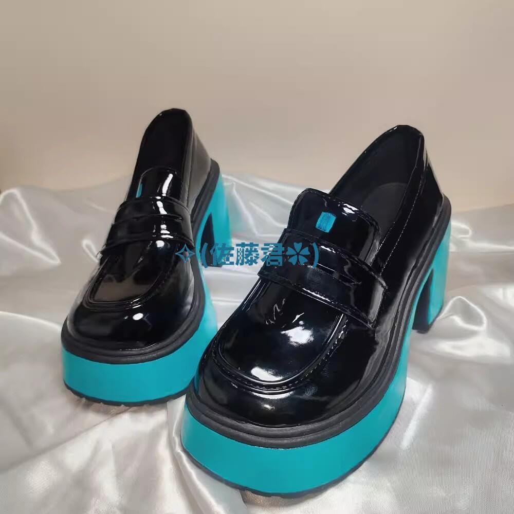 Amazon.co.jp: 初音ミク コスプレ靴 MIKU はつね ミク 靴 厚底