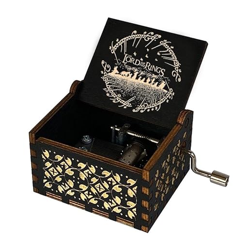 Cuzit Caja de música grabada El Señor de los Anillos, juguete musical novedoso, regalo para cumpleaños, día de San Valentín, Navidad, Acción de Gracias | Ya disponible en tu tienda friki favorita! En mundofriki.es!