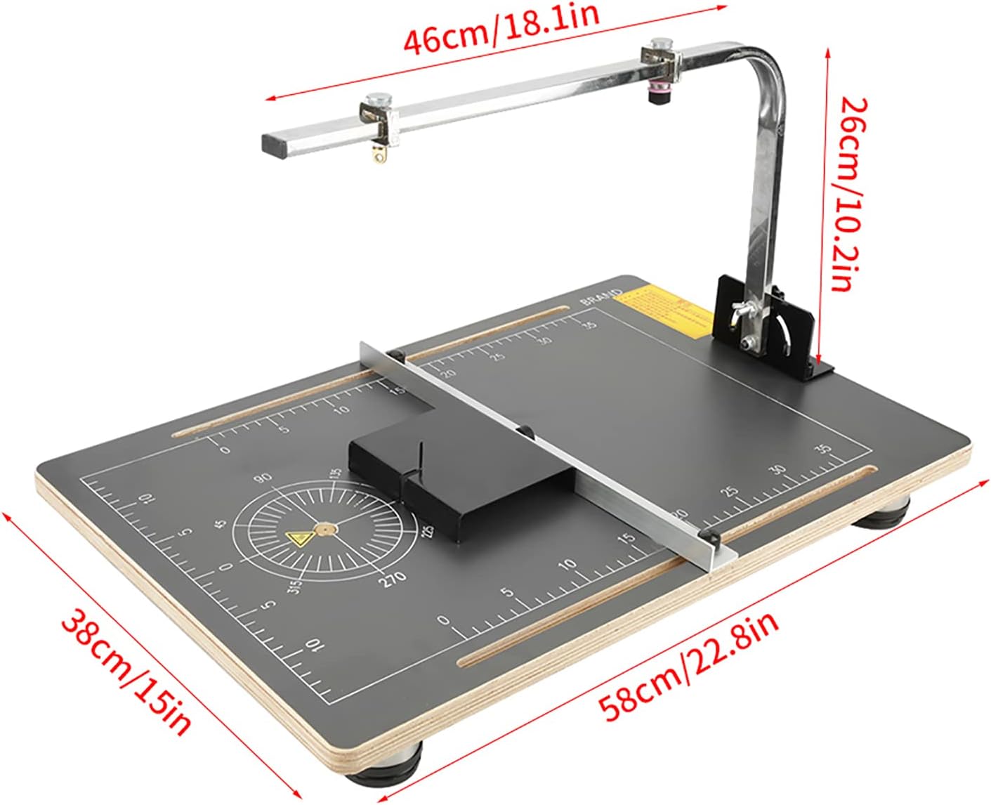 Desktop hot Wire Foam Cutting Machine, Board Wax Wire Foam Styrofoam Cutter Machine Working Stand Table Tool (US Plug 110V)