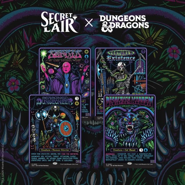 Magic: The Gathering Secret Lair x Dungeons & Dragons: Black