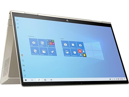 HP Envy x360 Convertible Touchscreen 33.78 cm (13.3 inches) FHD Laptop (11th Gen Intel Core i7-1165G7/16GB/512GB SSD/Windows 10 Home/Alexa Built-in/Pale Gold/1.32kg), 13-bd0063TU