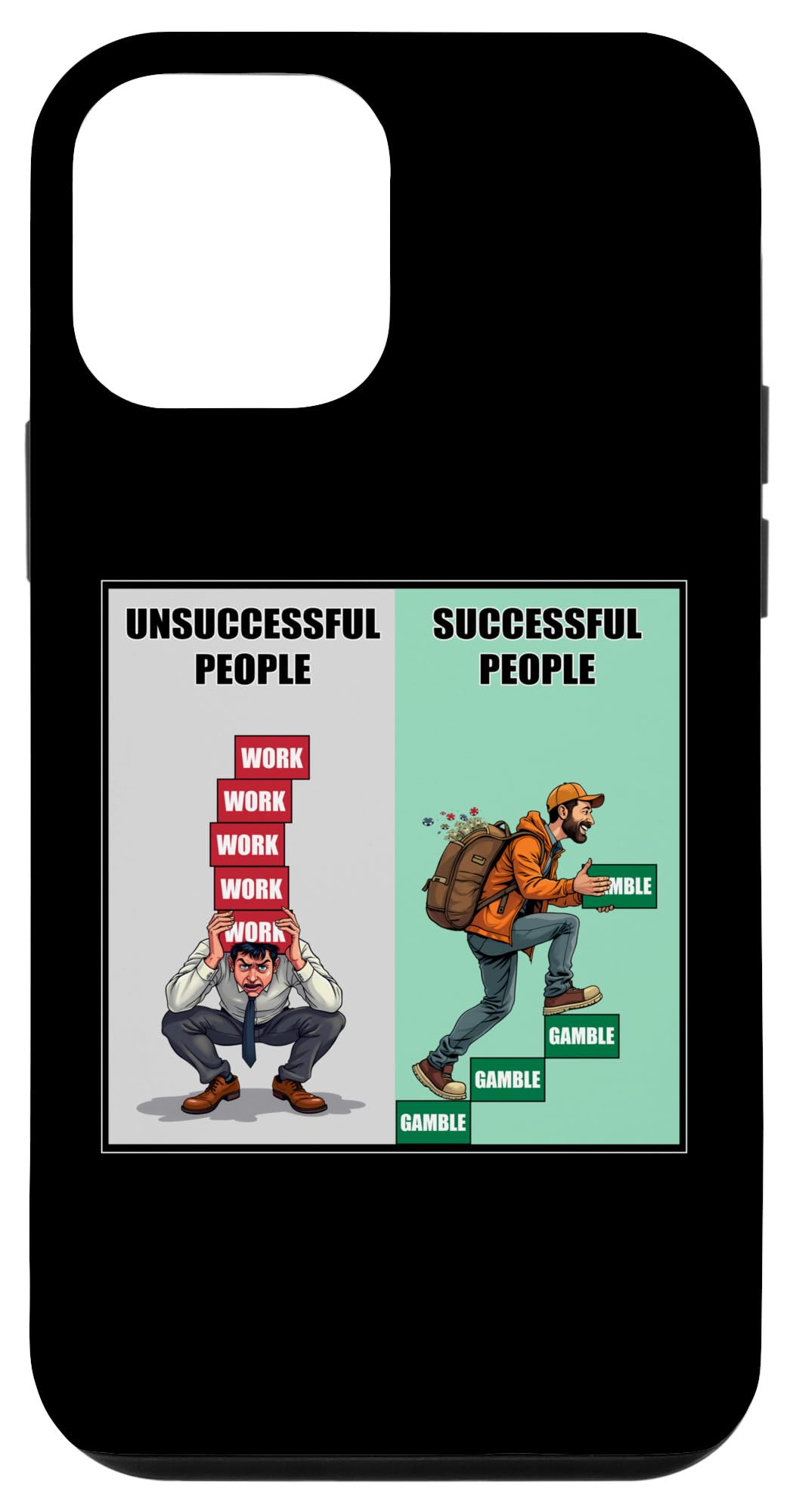 Amazon.com: iPhone 12 mini Funny Gambling Success Inspirational Meme  Sarcastic Humor Case : Cell Phones & Accessories