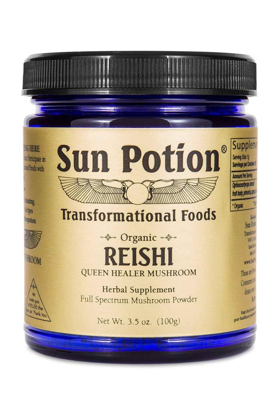 [BRSWIED7OEORQETK] Sun Potion Reishi Mushroom Powder 100g | Ganoderma Full Spectrum