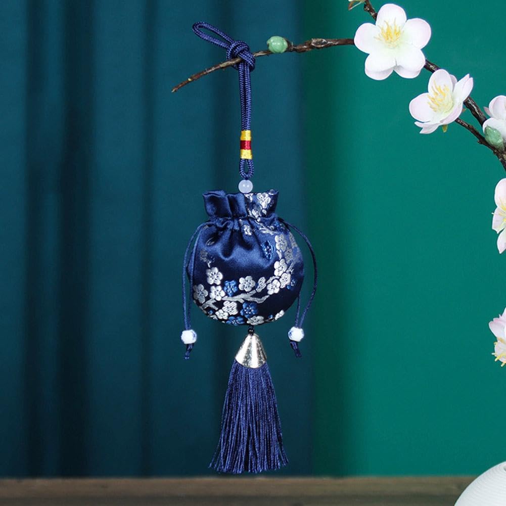 Amazon.co.jp: 巾着袋 花柄 梅の花 香り袋 匂い袋 刺繡 小袋 香り