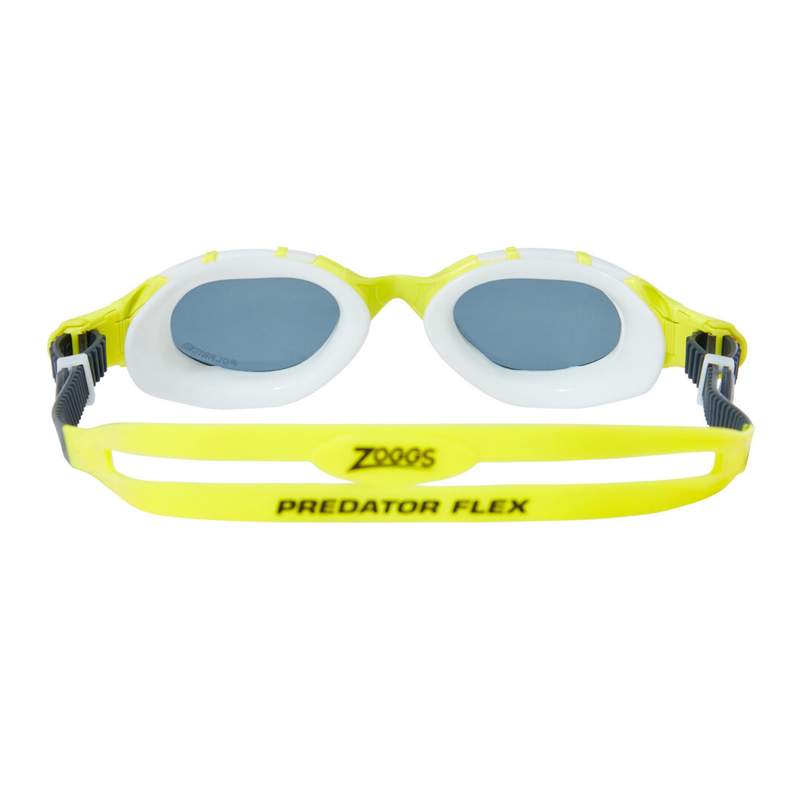 Zoggs Original Predator Flex Adult Swimming Goggles, Polarised Lens/Lime/Grey - Image 4
