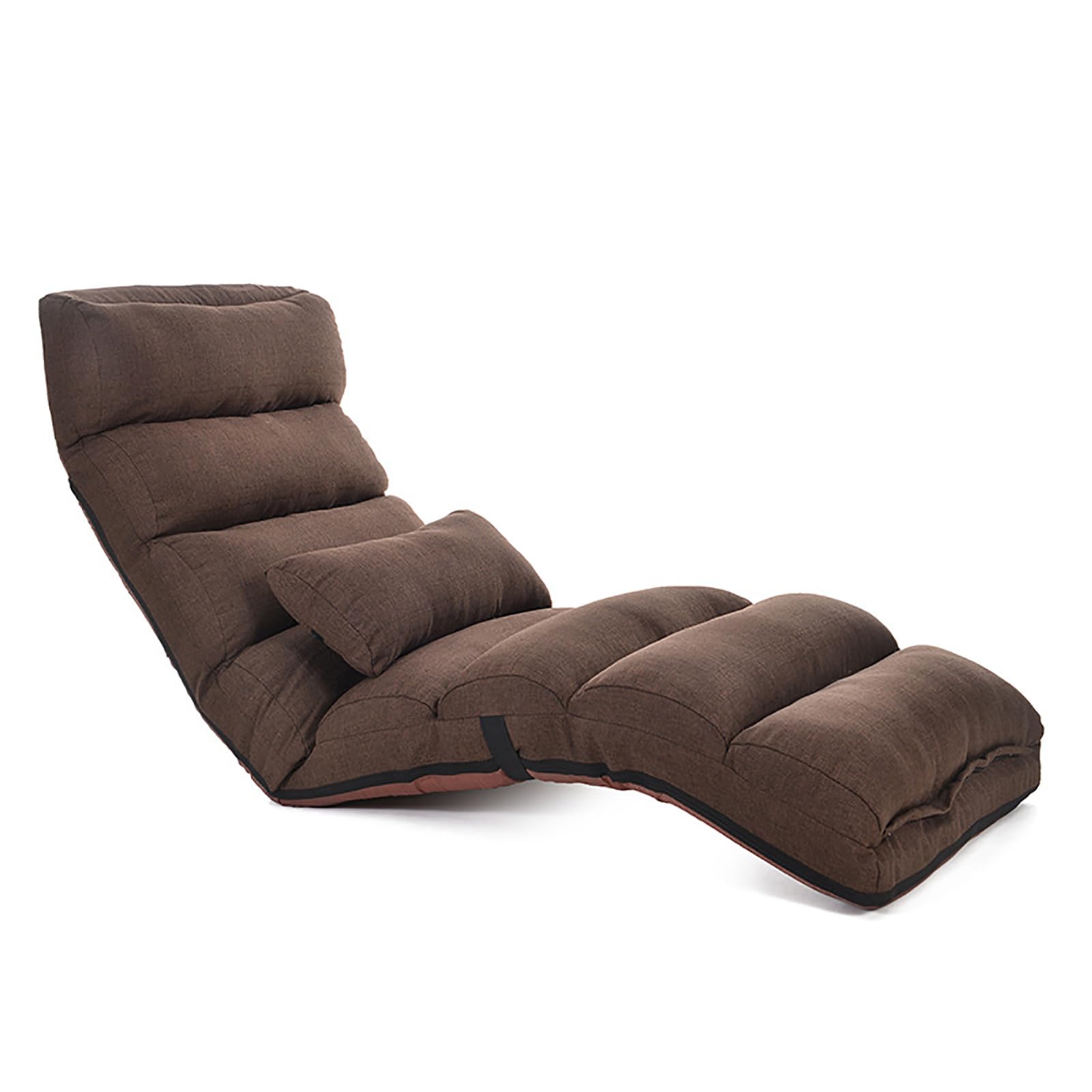 Fauteuil de sol réglable adulte avec coussin de salon confortable