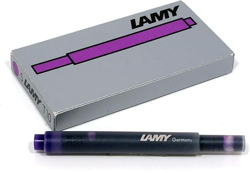 LamyCartucho de tinta negro T10 5unidades lt10bk Violeta