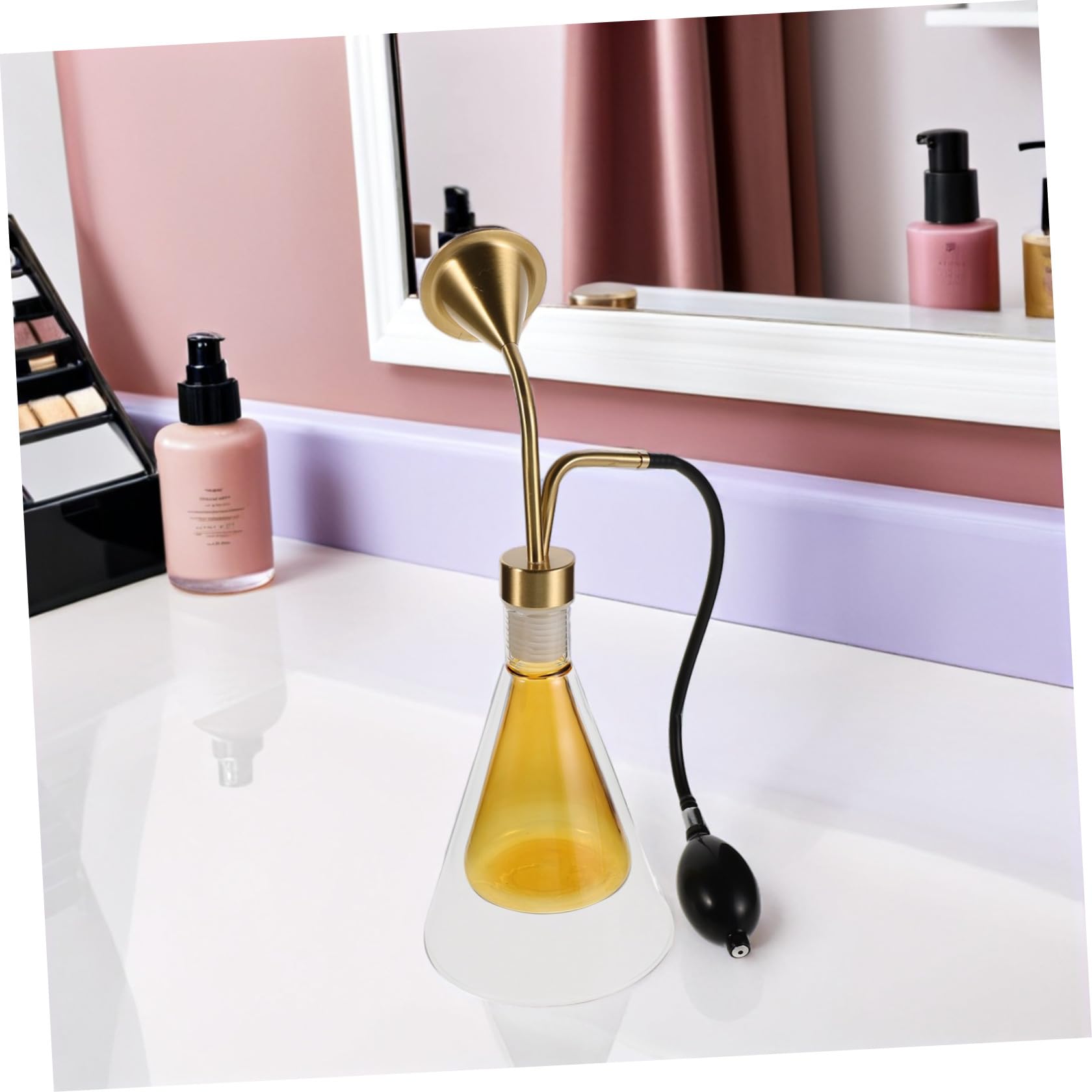 Doppelwandiger Glas Öldiffusor für Ätherische Öle, Reise und Spa