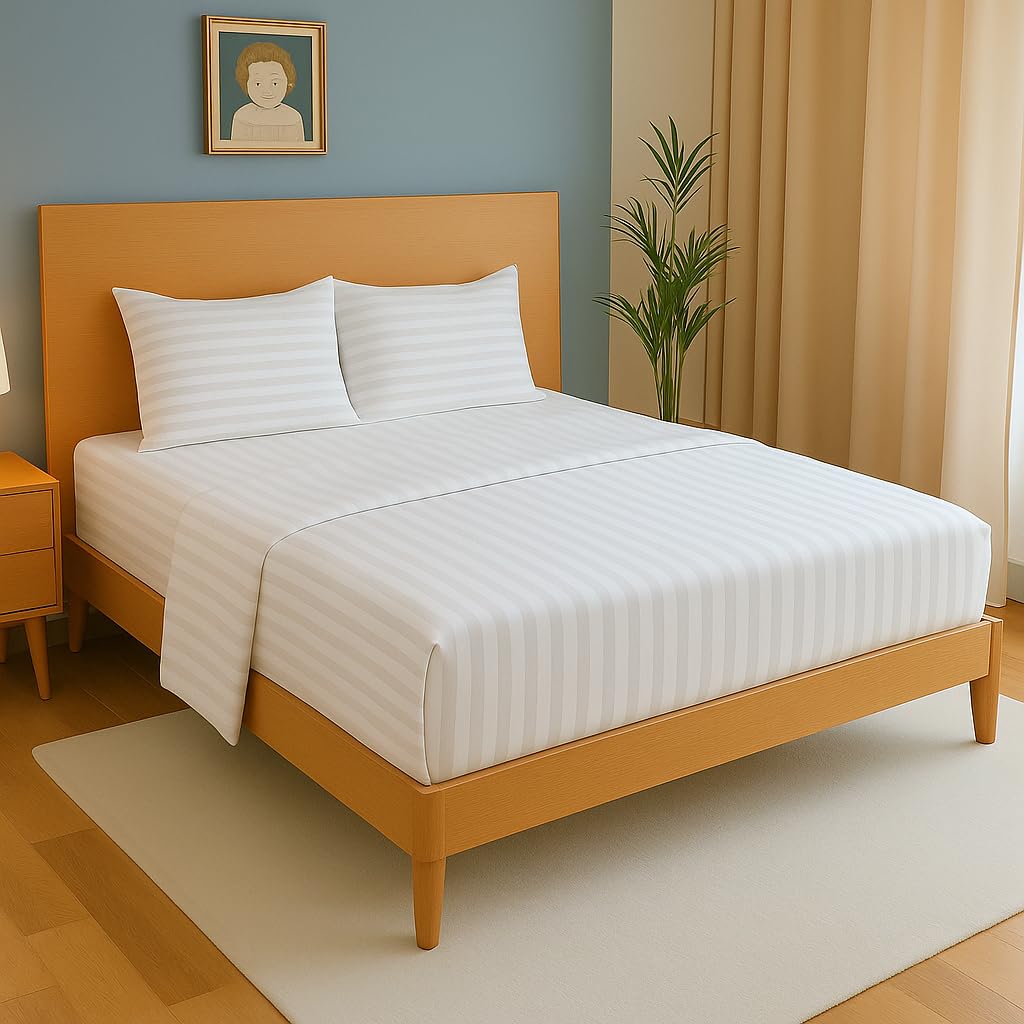 Exotic Linen Full Size Sheets Set - 4 Piece Set - Hotel Luxury Bed Sheets - Extra Soft - 15" Deep Pockets - Easy Fit - Breathable & Cooling - Comfy -