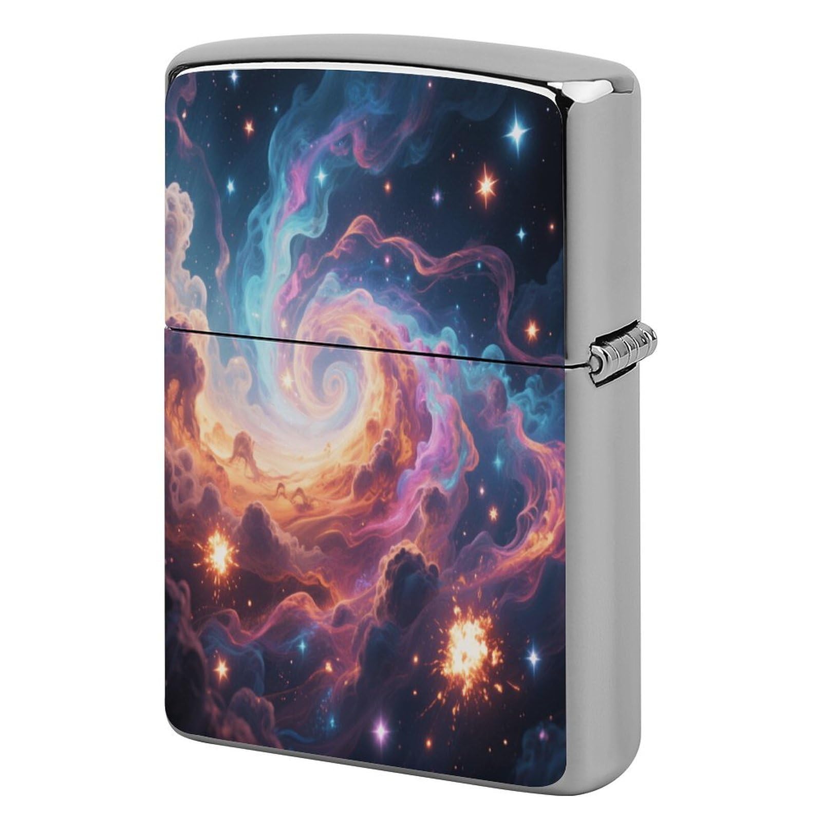 Fekiloot Style Mysterious Nebula Lighter Case Cover Metal Lighter Case